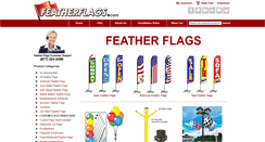 Desktop Screenshot of featherflags.com